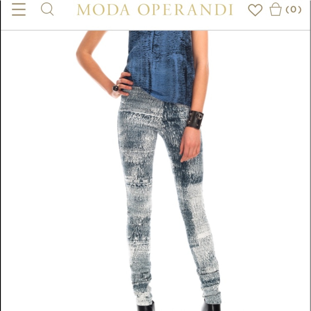 🔥Kelly Wearstler Jagger Pant, ink/chlk,XS